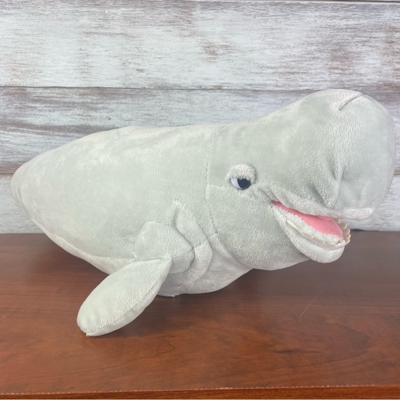Vintage Disney Nemo Bailey Beluga Whale Plush - Rare Collectible Stuffed Toy - Picture 1 of 8